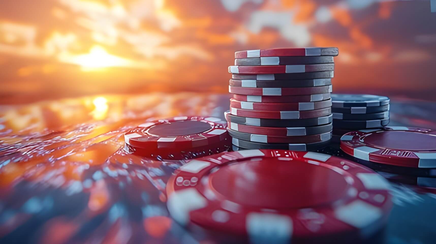 Luxurious casino interior